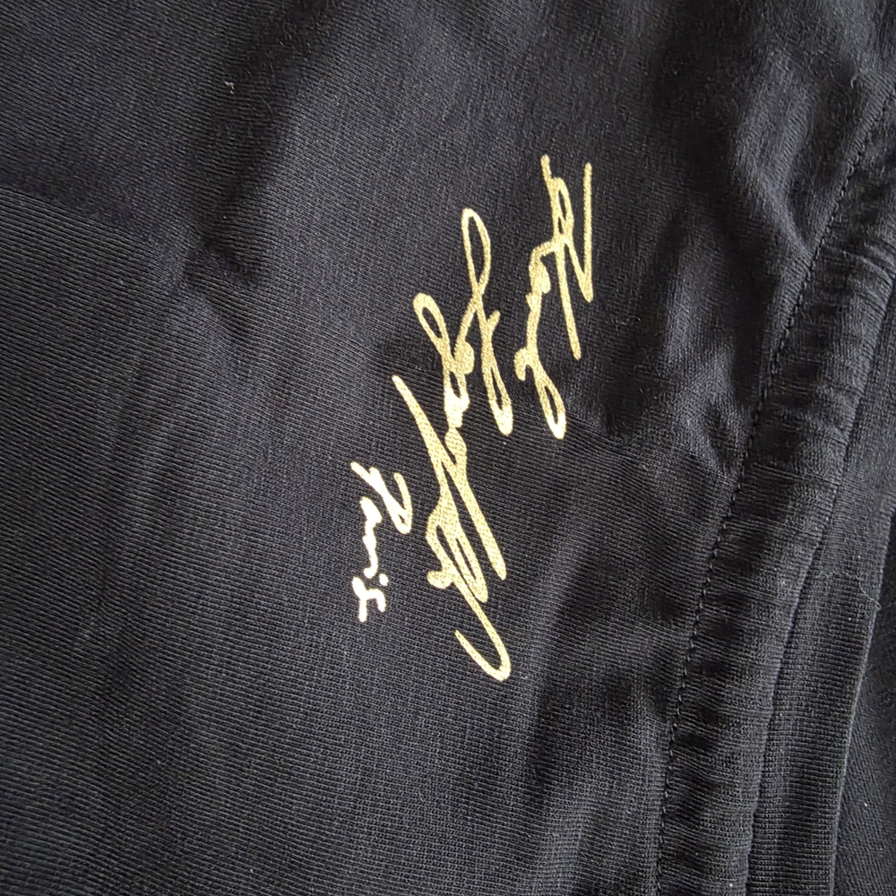 Karl Lagerfeld Black Tee with White and Silver Accents - Picture 11 of 11